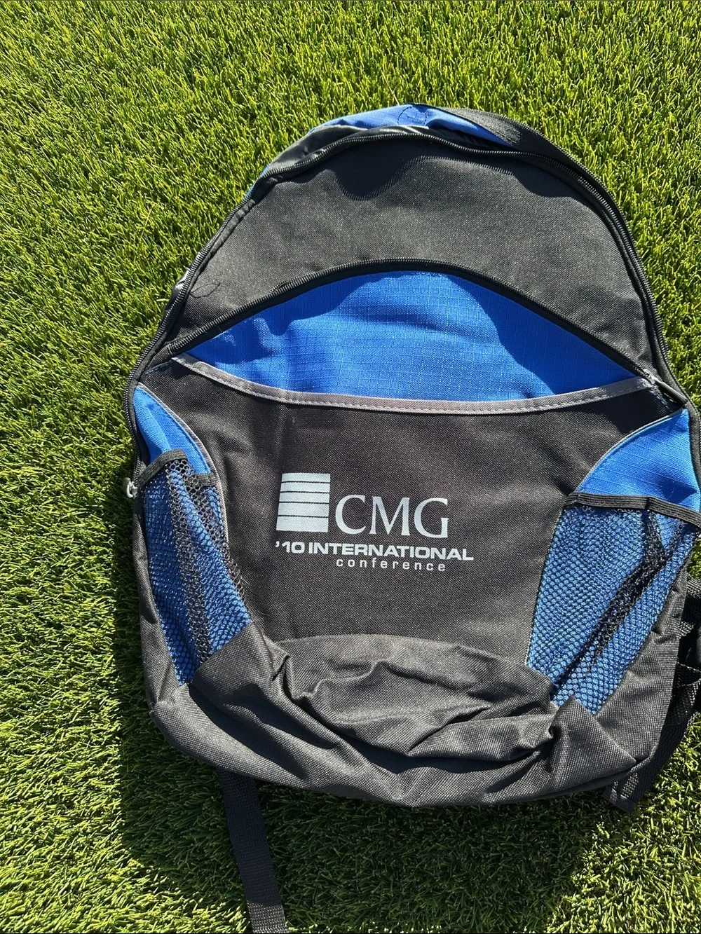 Black and Blue Conference Backpack